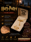 ✨ Set Harry Potter Inspirado – Collar + Anillo ✨