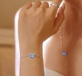 SET MARIPOSA (COLLAR + PULSERA) 💙🦋✨