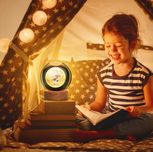 Lampara de kristal planetas